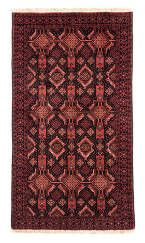 Alfombra de pasillo Alfombra Belutsch - 176 x 101 cm - rojo claro