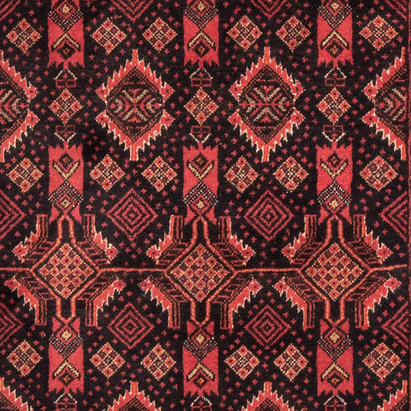 Alfombra de pasillo Alfombra Belutsch - 176 x 101 cm - rojo claro
