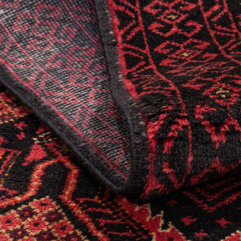 Alfombra de pasillo Alfombra Belutsch - 176 x 101 cm - rojo claro