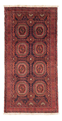 Alfombra de pasillo Alfombra Belutsch - 200 x 106 cm - rojo claro