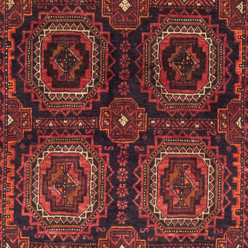 Alfombra de pasillo Alfombra Belutsch - 200 x 106 cm - rojo claro