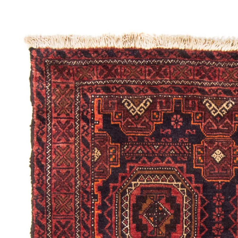 Alfombra de pasillo Alfombra Belutsch - 200 x 106 cm - rojo claro