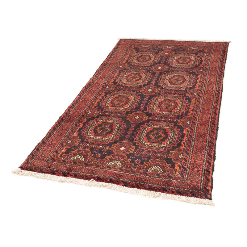 Alfombra de pasillo Alfombra Belutsch - 200 x 106 cm - rojo claro