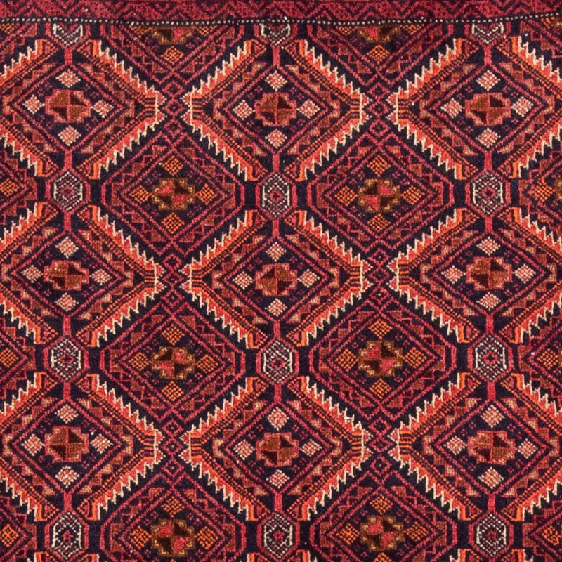 Alfombra de pasillo Alfombra Belutsch - 190 x 105 cm - rojo