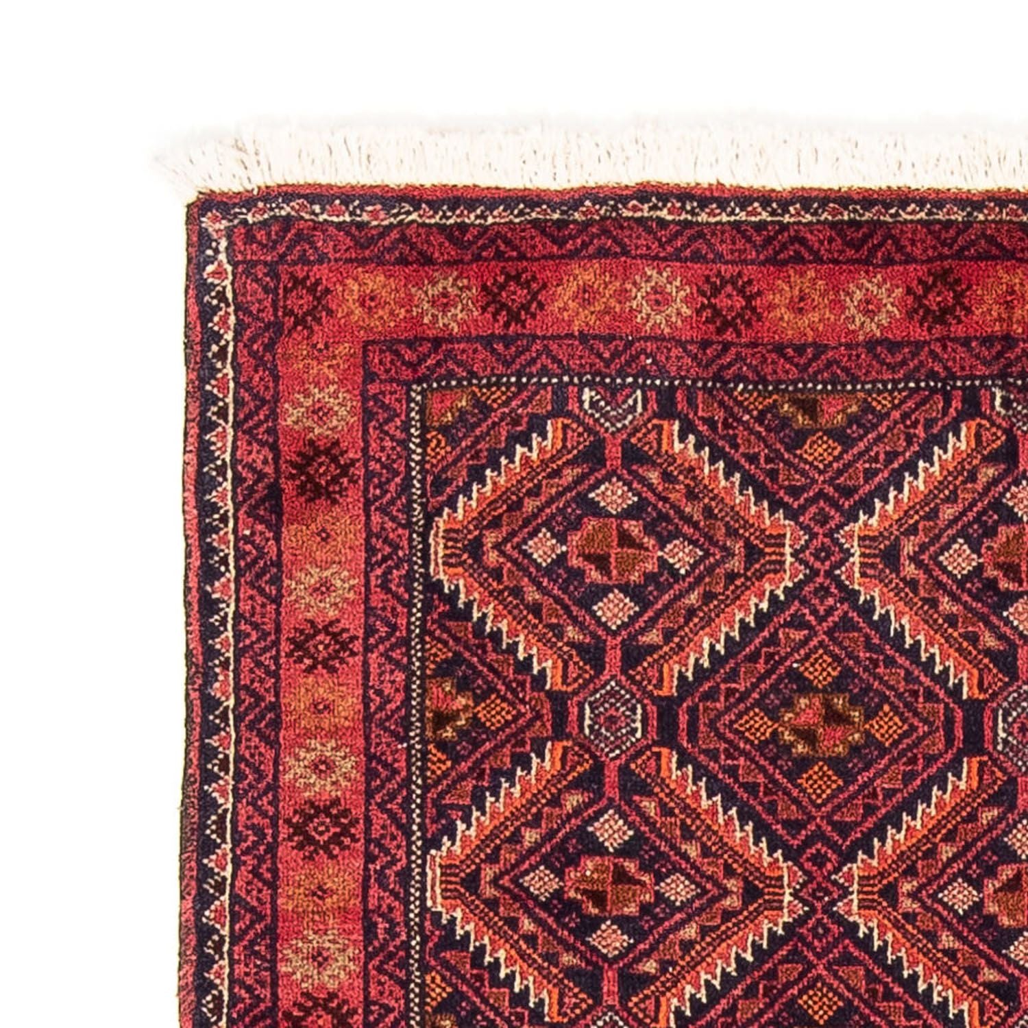 Alfombra de pasillo Alfombra Belutsch - 190 x 105 cm - rojo