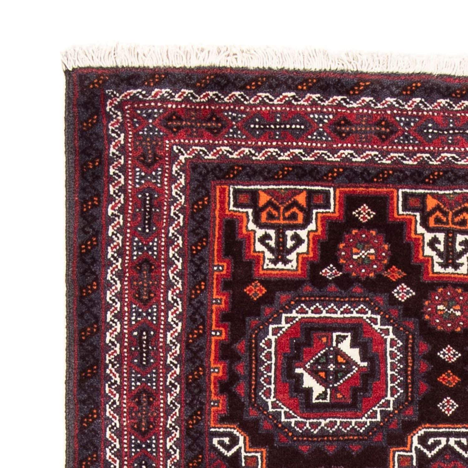 Alfombra de pasillo Alfombra Belutsch - 194 x 105 cm - rojo