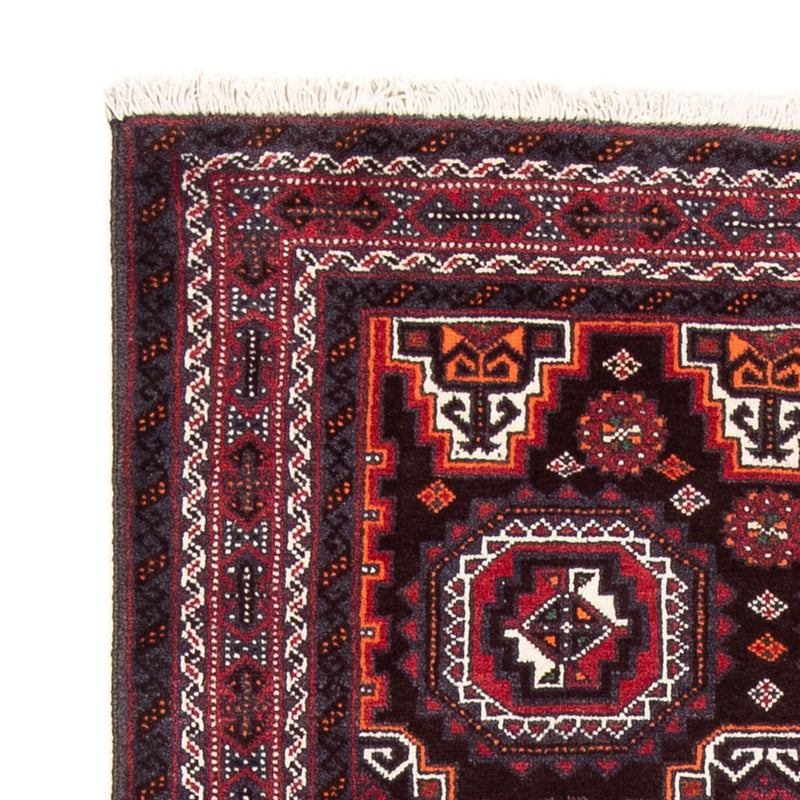 Alfombra de pasillo Alfombra Belutsch - 194 x 105 cm - rojo
