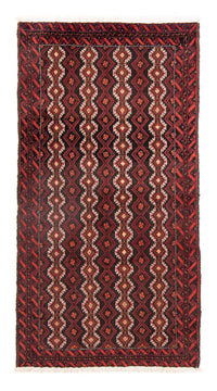 Alfombra de pasillo Alfombra Belutsch - 191 x 100 cm - rojo