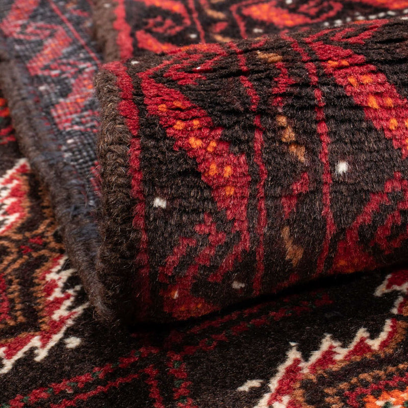 Alfombra de pasillo Alfombra Belutsch - 191 x 100 cm - rojo