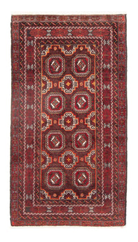 Alfombra de pasillo Alfombra Belutsch - 186 x 99 cm - rojo