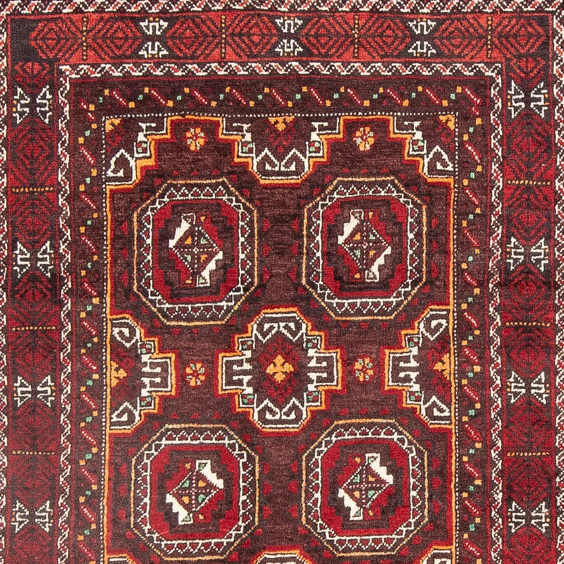 Alfombra de pasillo Alfombra Belutsch - 186 x 99 cm - rojo