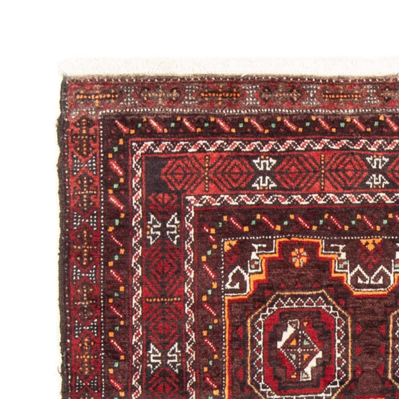 Alfombra de pasillo Alfombra Belutsch - 186 x 99 cm - rojo