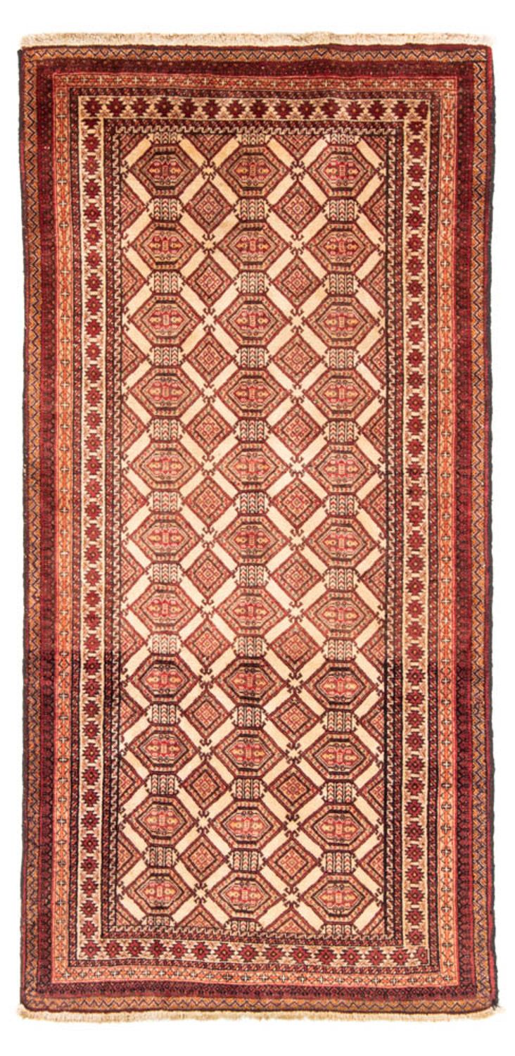 Alfombra de pasillo Alfombra Belutsch - 222 x 111 cm - beige