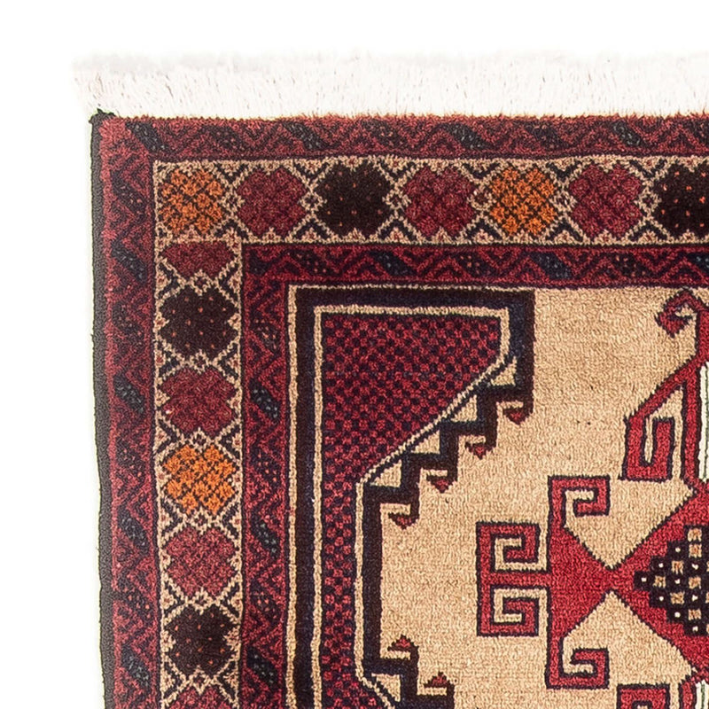 Alfombra de pasillo Alfombra Belutsch - 205 x 103 cm - beige
