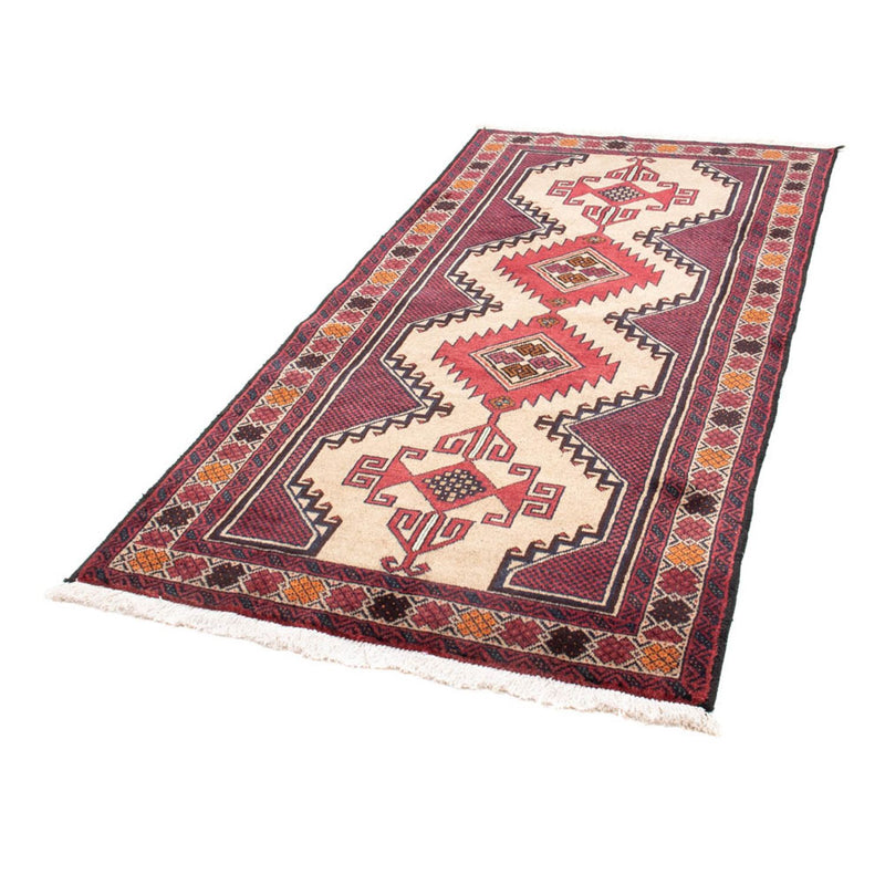 Alfombra de pasillo Alfombra Belutsch - 205 x 103 cm - beige
