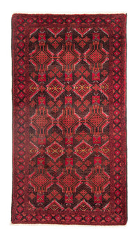 Alfombra de pasillo Alfombra Belutsch - 191 x 102 cm - rojo