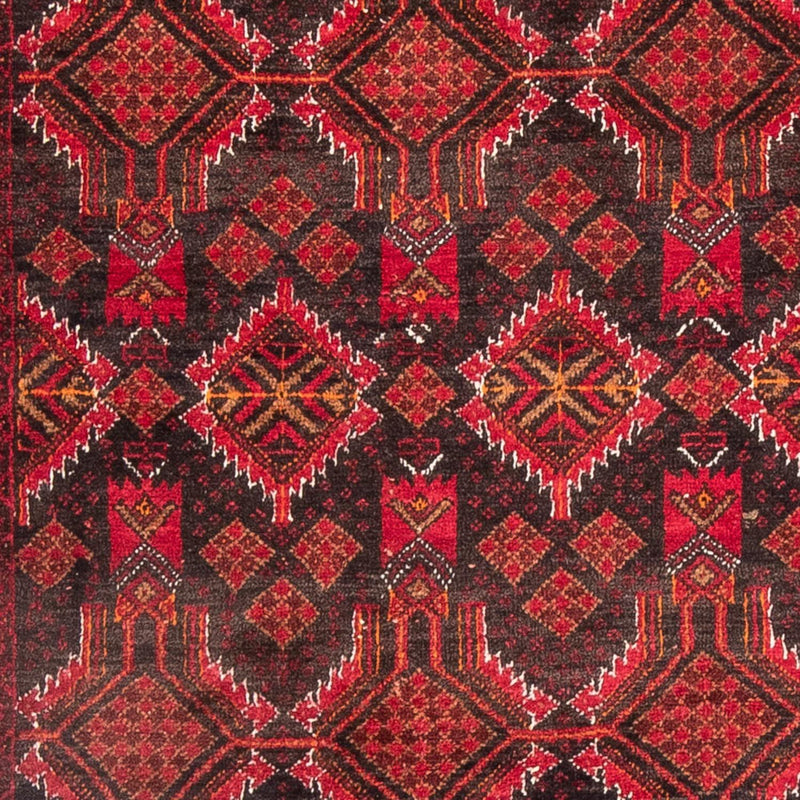 Alfombra de pasillo Alfombra Belutsch - 191 x 102 cm - rojo