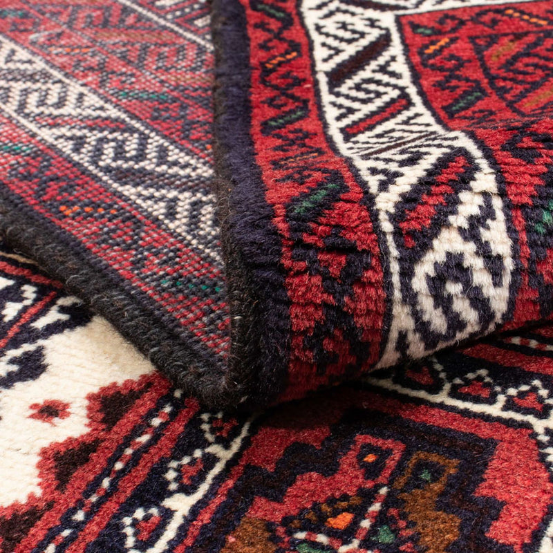 Alfombra de pasillo Alfombra Belutsch - 180 x 103 cm - rojo