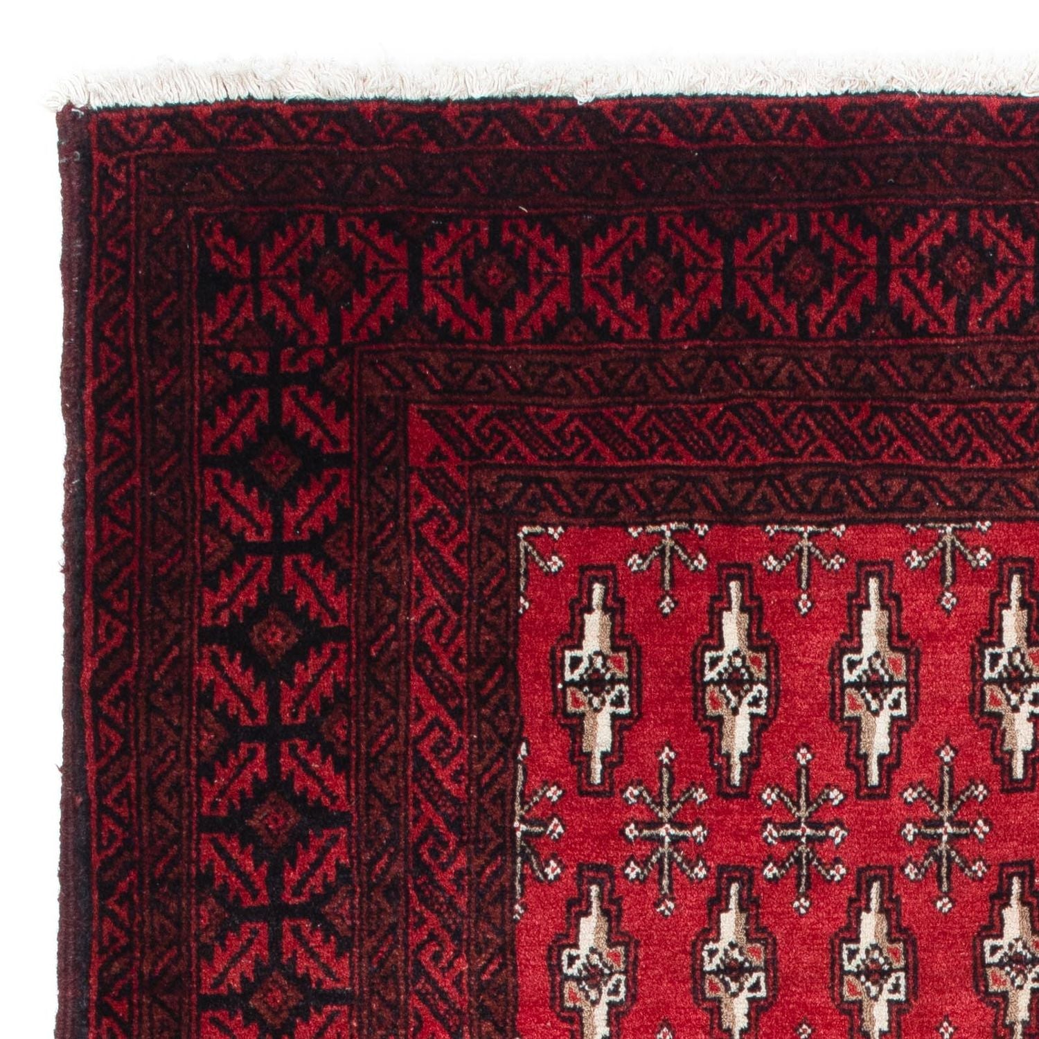 Alfombra de pasillo Alfombra Belutsch - 176 x 97 cm - rojo oscuro
