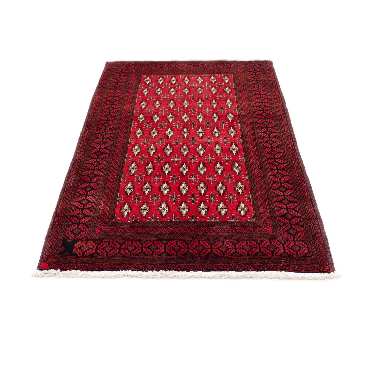 Alfombra de pasillo Alfombra Belutsch - 176 x 97 cm - rojo oscuro