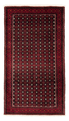 Alfombra de pasillo Alfombra Belutsch - 210 x 114 cm - rojo oscuro