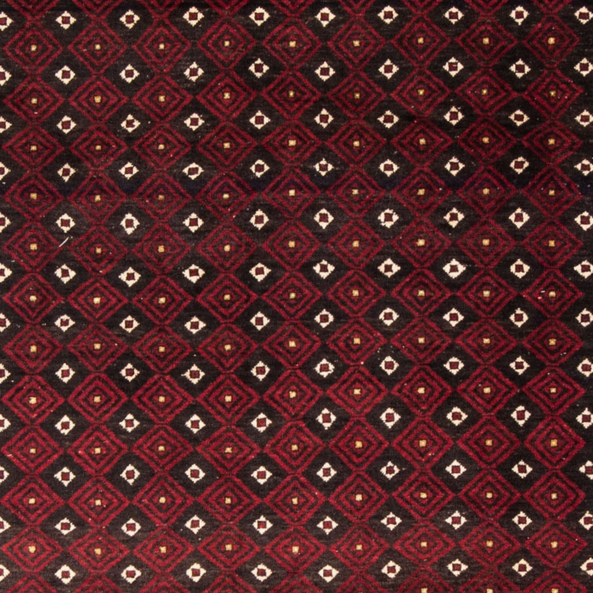 Alfombra de pasillo Alfombra Belutsch - 210 x 114 cm - rojo oscuro