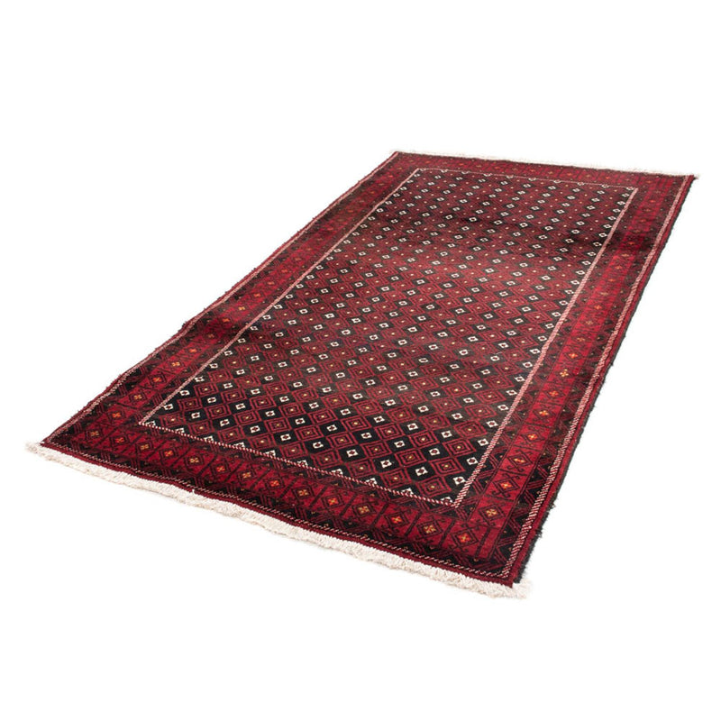 Alfombra de pasillo Alfombra Belutsch - 210 x 114 cm - rojo oscuro