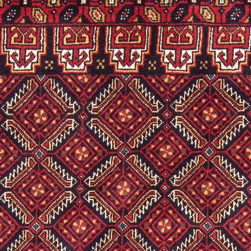 Alfombra de pasillo Alfombra Belutsch - 193 x 103 cm - rojo