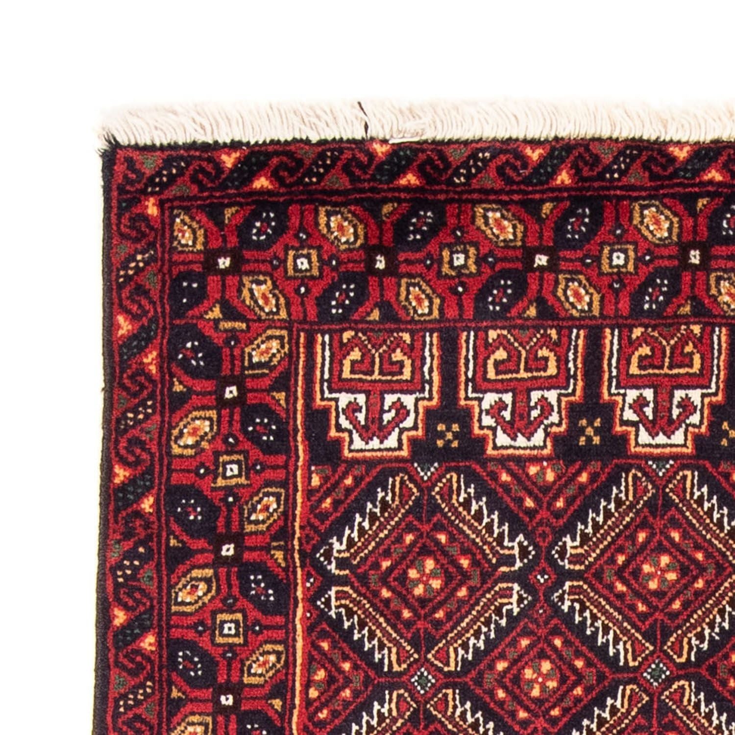 Alfombra de pasillo Alfombra Belutsch - 193 x 103 cm - rojo