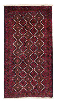 Alfombra de pasillo Alfombra Belutsch - 197 x 107 cm - rojo oscuro