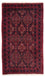 Alfombra Belutsch - 169 x 136 cm - rojo oscuro