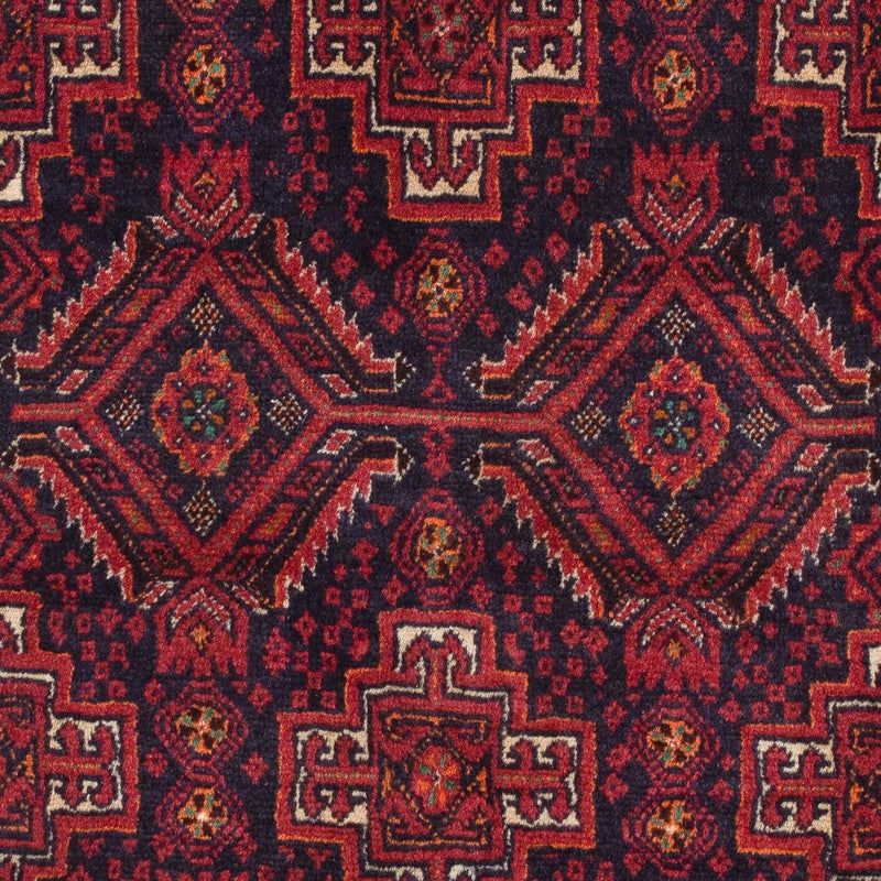 Alfombra Belutsch - 169 x 136 cm - rojo oscuro