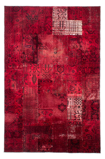 Alfombra de patchwork 194x293cm - Perserteppich Wollteppich