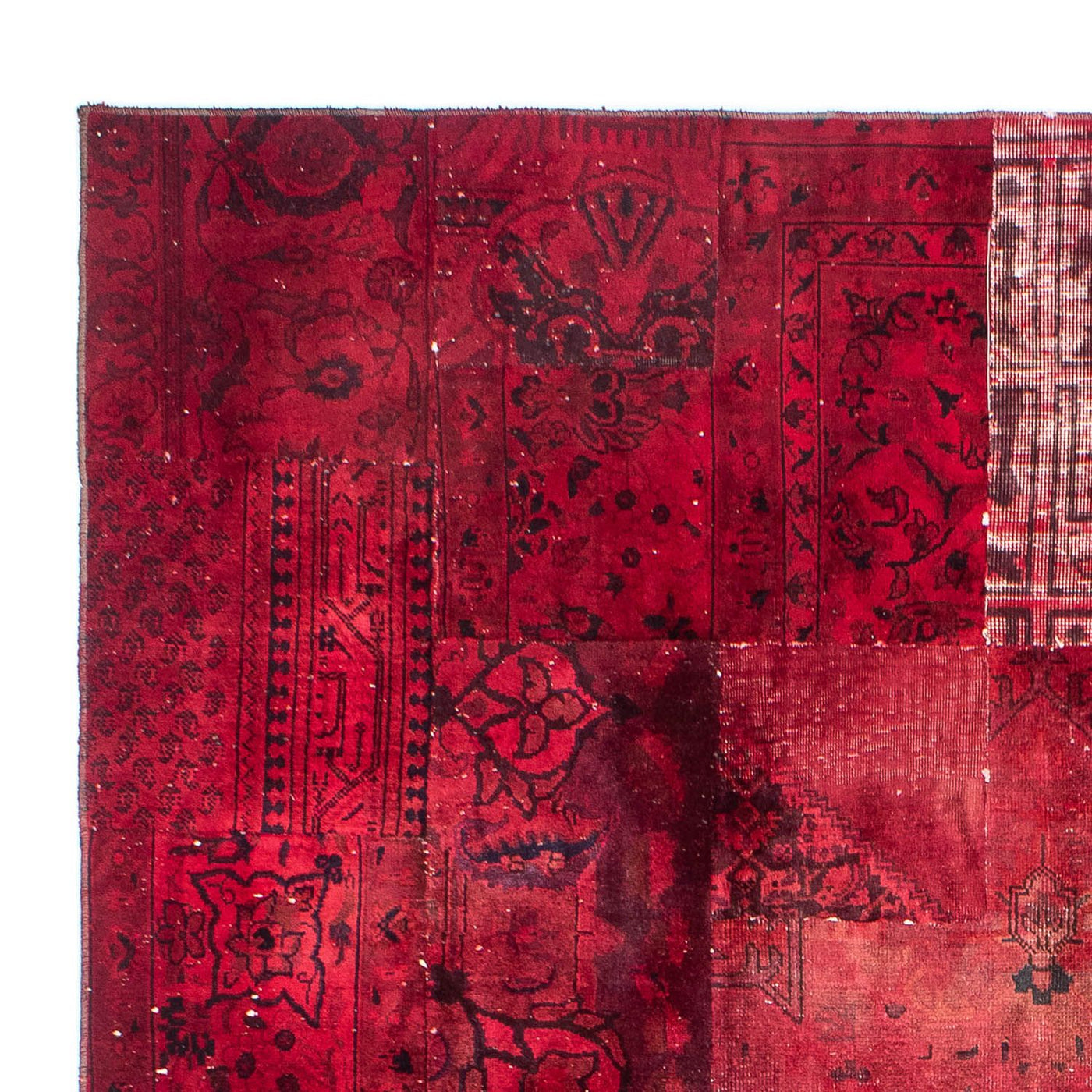 Alfombra de patchwork 293x194cm - Perserteppich Wollteppich