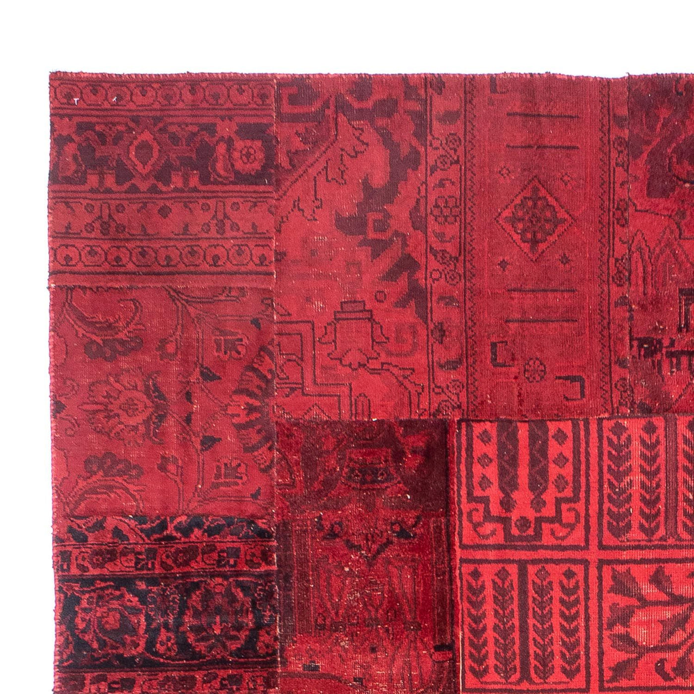 Alfombra de patchwork 296x196cm - Perserteppich Wollteppich