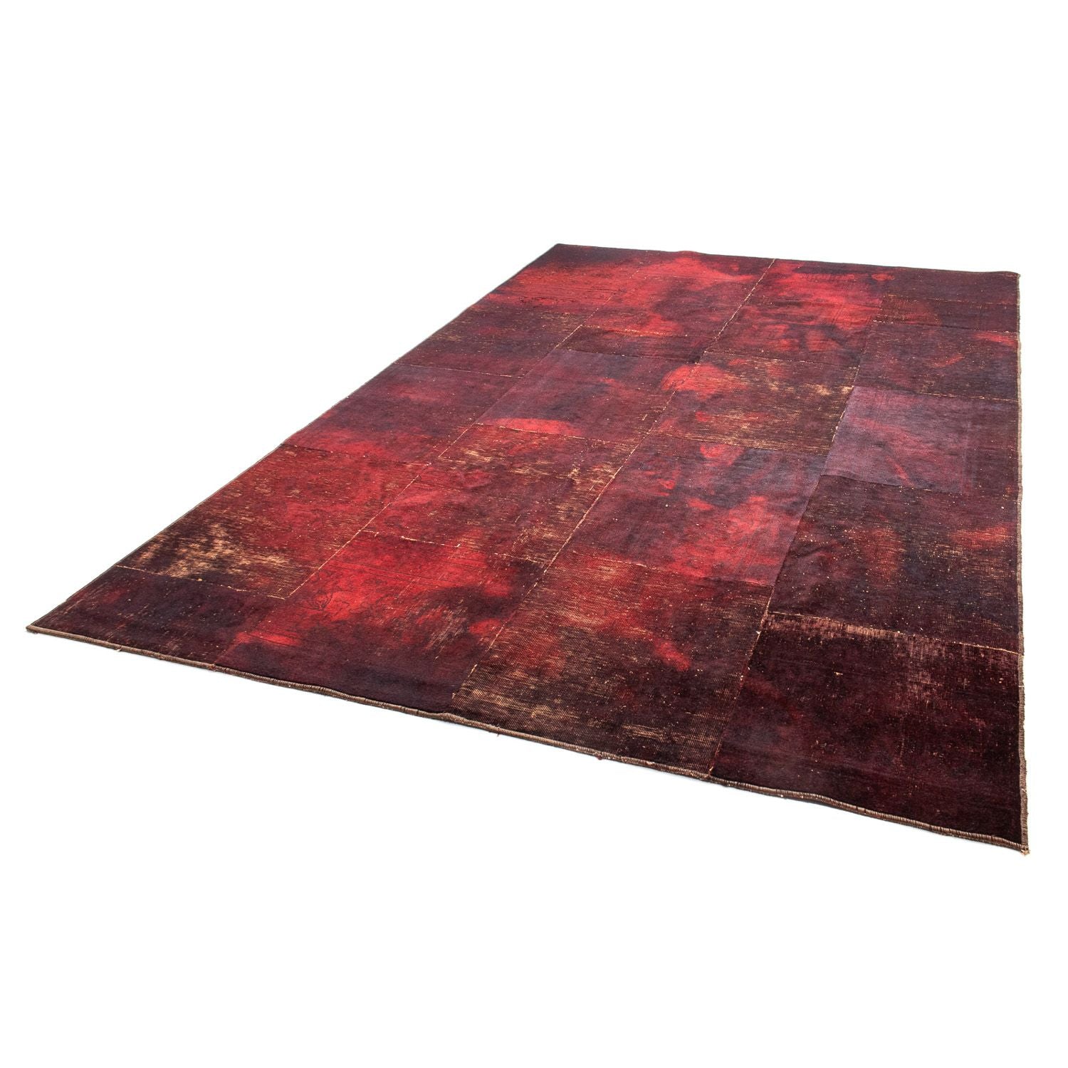 Alfombra de patchwork - 300 x 197 cm - multicolor