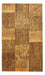 Alfombra de patchwork - 205 x 131 cm - multicolor