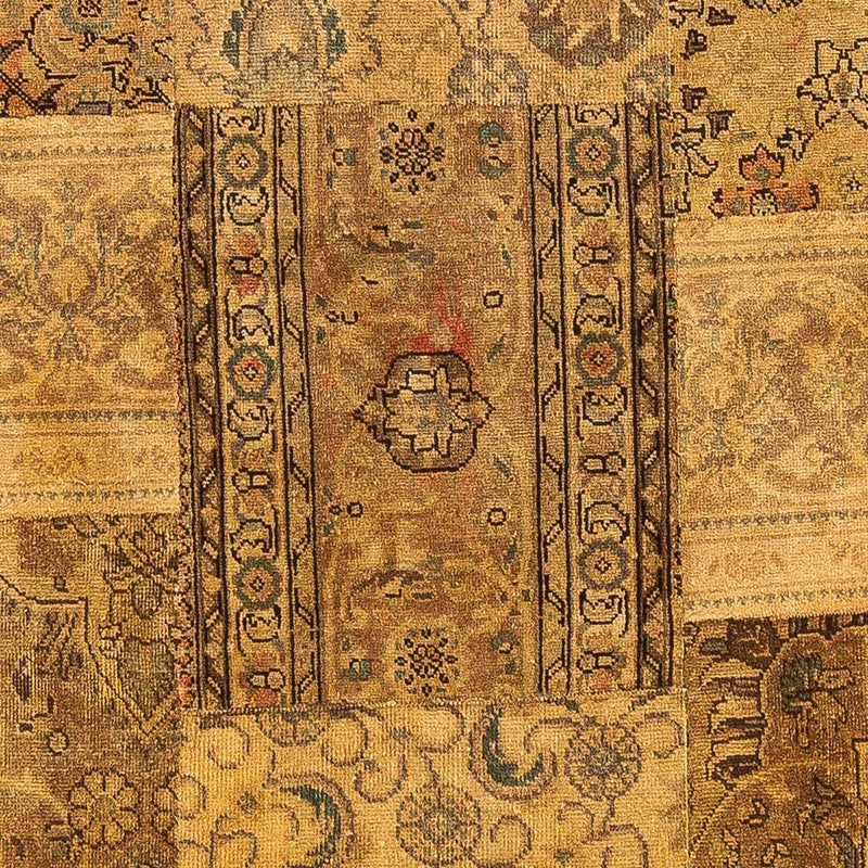 Alfombra de patchwork - 205 x 131 cm - multicolor
