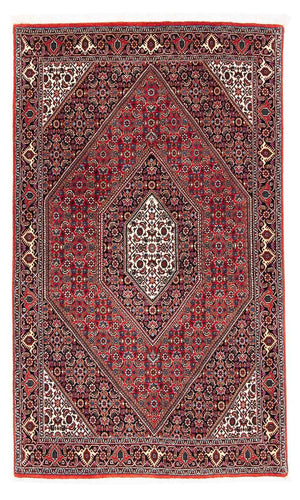 Alfombra persa - Bidjar - 176 x 112 cm - rojo
