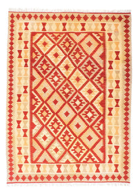 Alfombra Kelim - Oriental - 211 x 155 cm - rojo