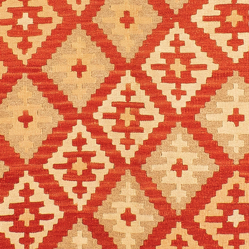 Alfombra Kelim - Oriental - 206 x 152 cm - rojo oscuro