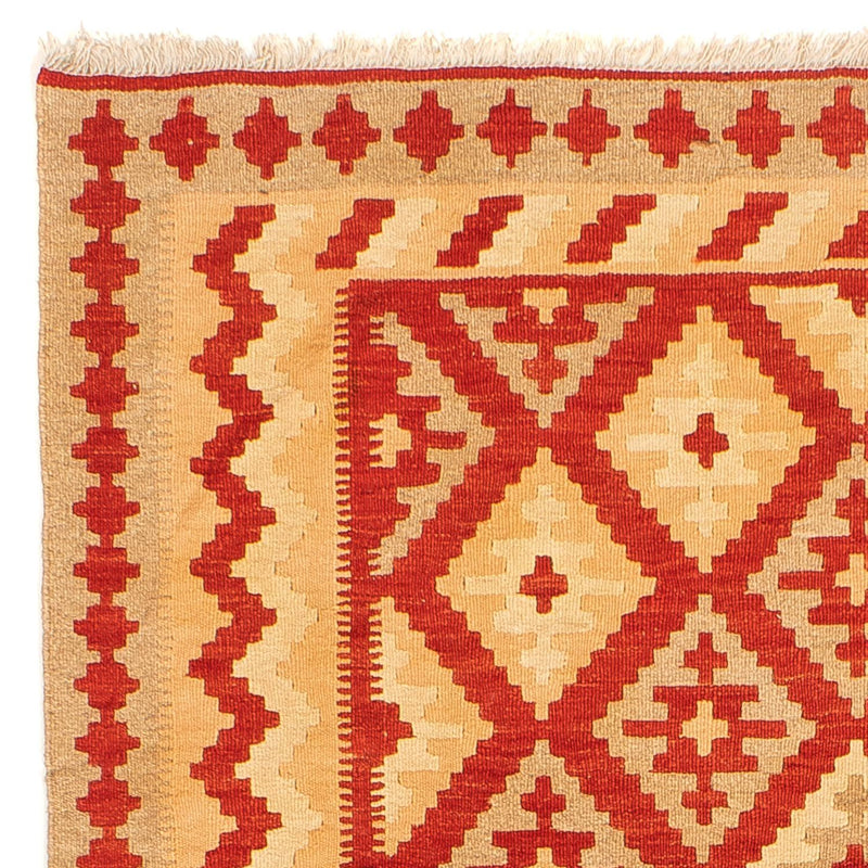 Alfombra Kelim - Oriental - 206 x 152 cm - rojo oscuro