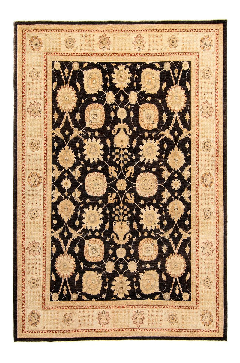 Alfombra Ziegler - 408 x 302 cm - azul oscuro