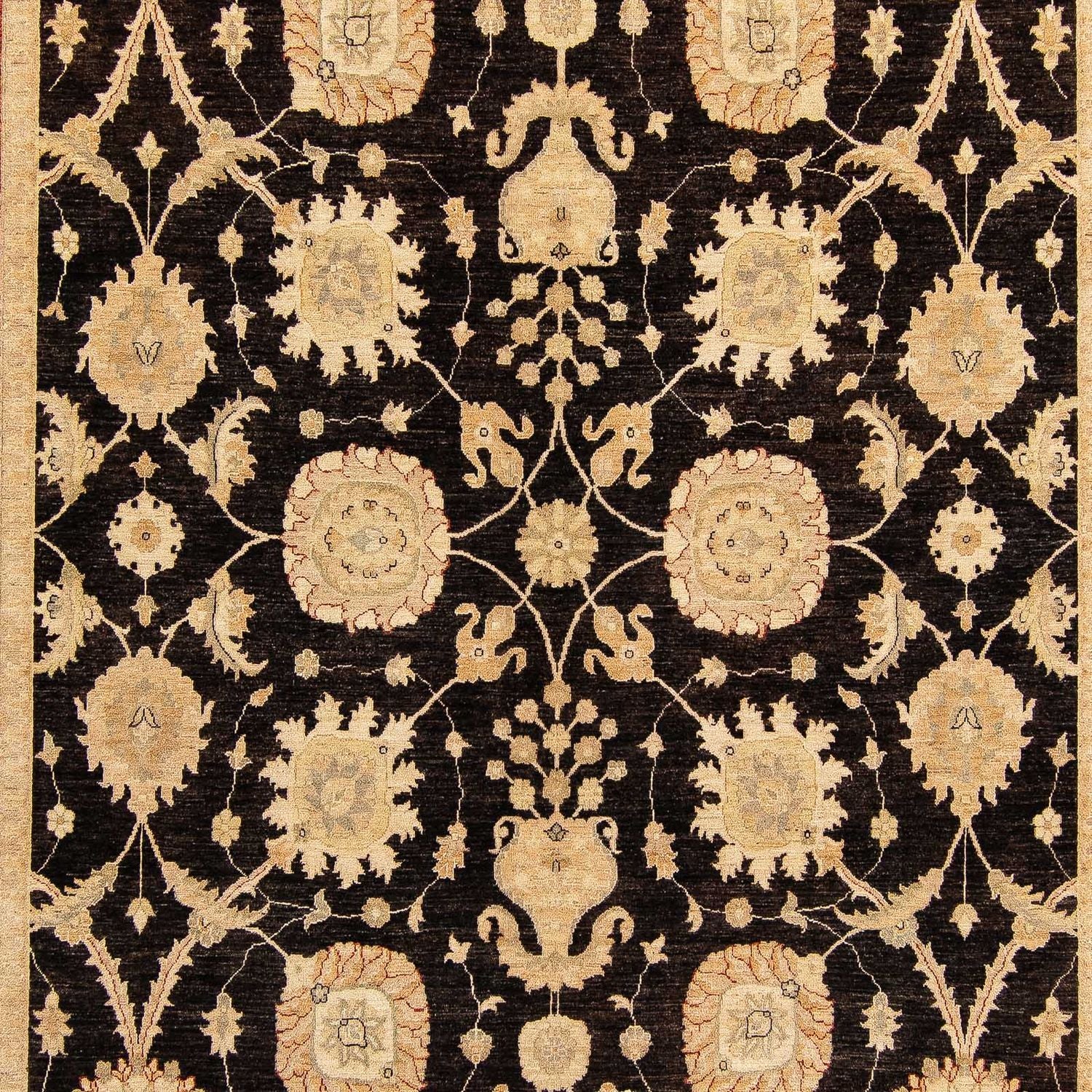 Alfombra Ziegler - 408 x 302 cm - azul oscuro