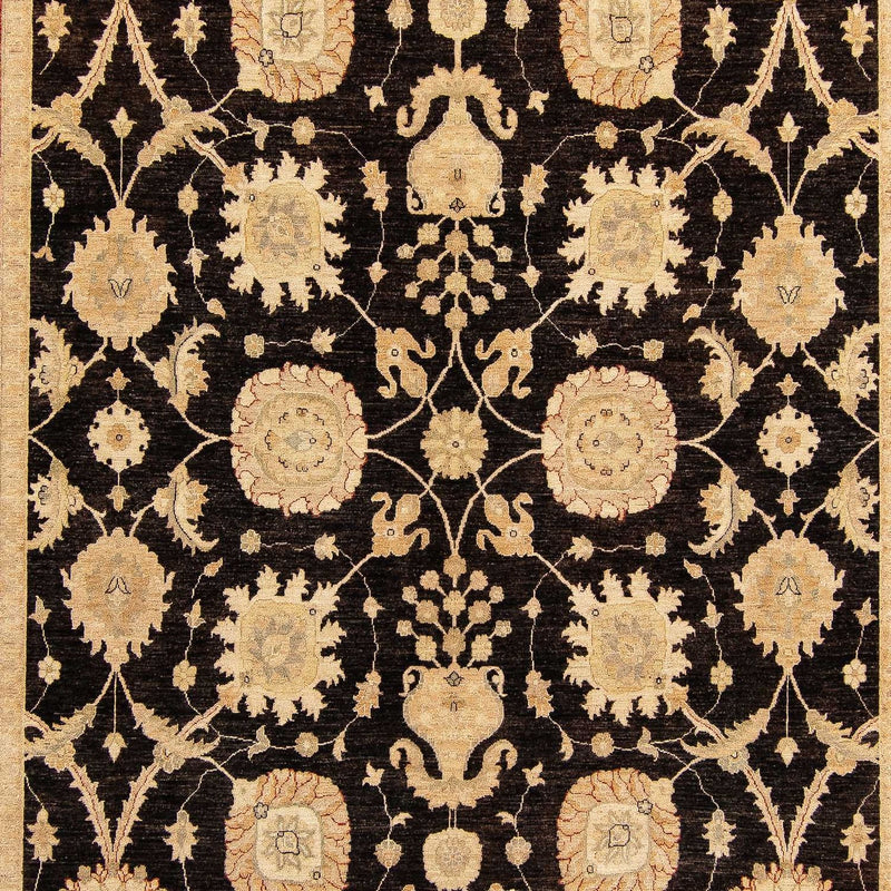 Alfombra Ziegler - 408 x 302 cm - azul oscuro