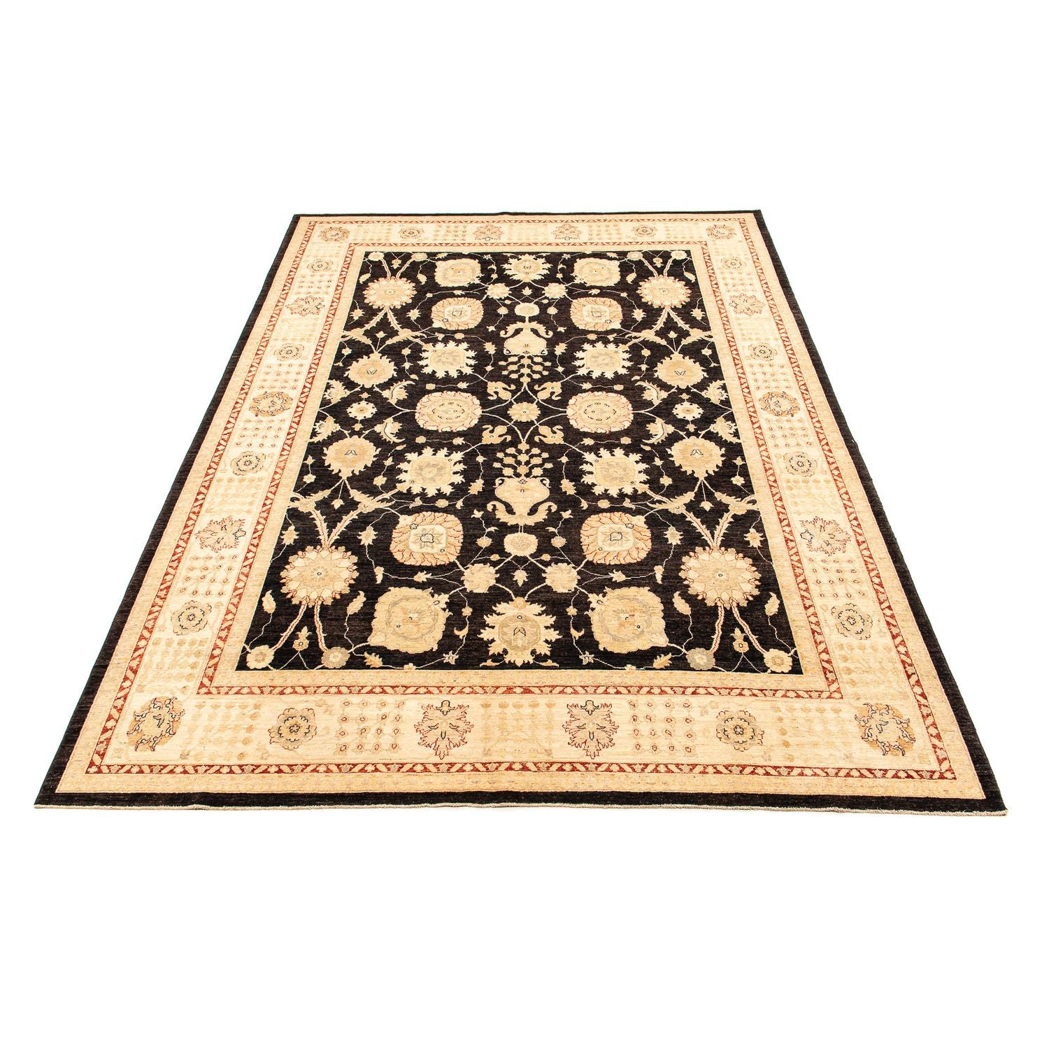Alfombra Ziegler - 408 x 302 cm - azul oscuro