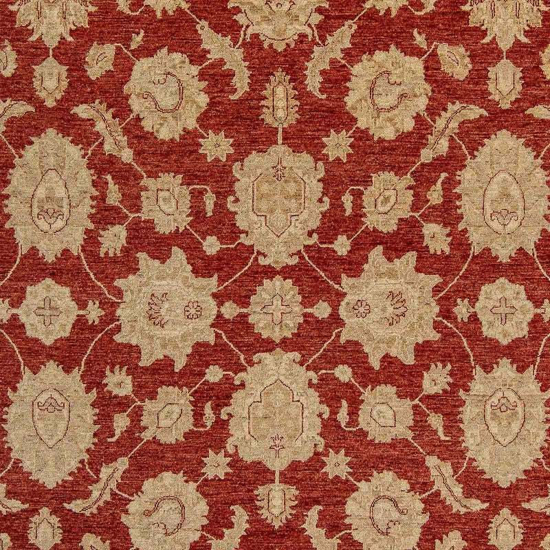 Alfombra Ziegler - 321 x 244 cm - rojo oscuro