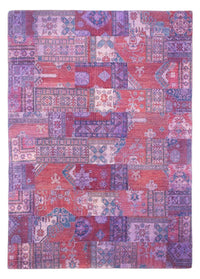 Alfombra de patchwork - 291 x 210 cm - multicolor