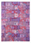 Alfombra de patchwork - 291 x 210 cm - multicolor
