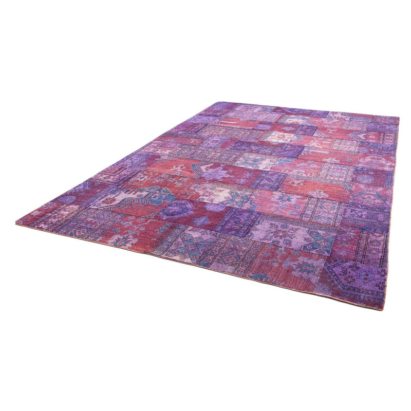 Alfombra de patchwork - 291 x 210 cm - multicolor